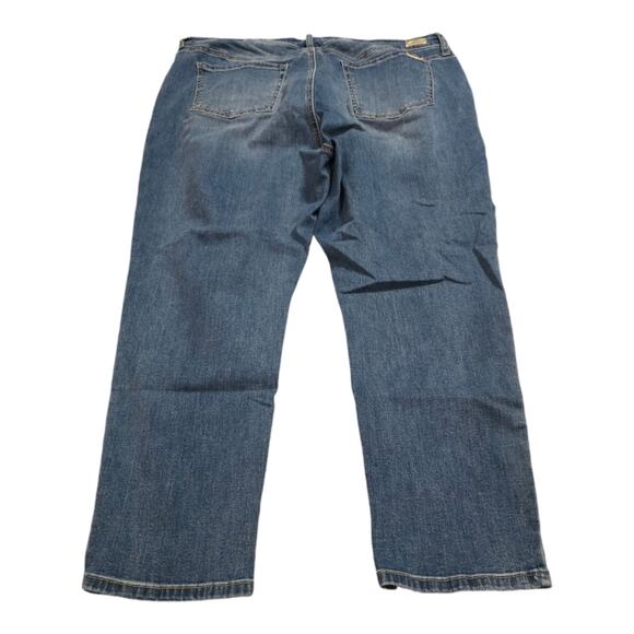 Seven7 Jeweled Rhinestone Stretch Straight Leg Jeans Plus Size 20 - Picture 7 of 14